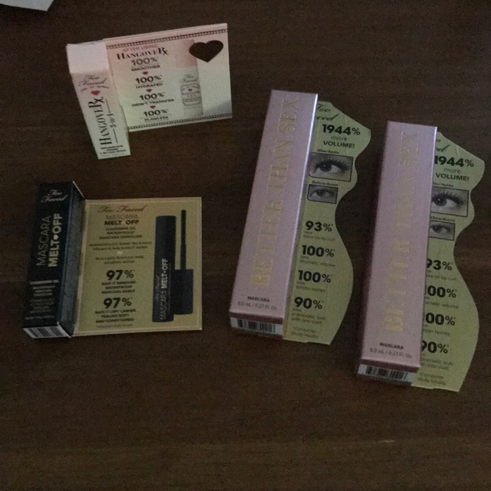 Too Faced bundl Better Then Sex Mascara Peach Blur - Picture 2 of 5